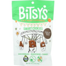 BITSYS BRAINFOOD: Zucchini Gingerbread Cookie Organic, 5 oz