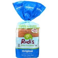 RUDIS: Gluten-Free Bakery Original Sandwich Bread, 18 Oz