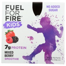 FUEL FOR FIRE: Kids Mixed Berry Smoothie 4 Pack, 12.80 oz