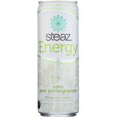 STEAZ: Zero Pear Pomegranate Energy Beverage, 12 fl oz