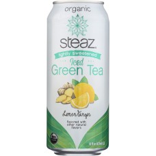 STEAZ: Tea Iced Lemon Ginger, 16 oz