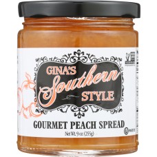GINAS SOUTHERN STYLE: Gourmet Peach Spread, 9 oz