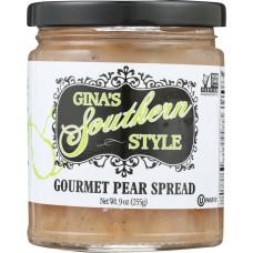 GINAS SOUTHERN STYLE: Gourmet Pear Spread, 9 oz