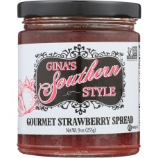 GINAS SOUTHERN STYLE: Spread Strawberry Gourmet, 9 oz