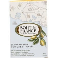 SOUTH OF FRANCE: French Milled Oval Soap Lemon Verbena, 6 oz
