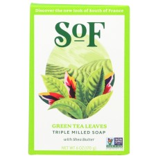 SOUTH OF FRANCE: Soap Bar Green Tea, 6 oz