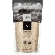 MIGHTY RICE: Rice White Long Grain, 15 oz
