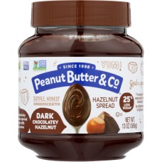 PEANUT BUTTER & CO: Dark Chocolatey Hazelnut Spread, 13 oz