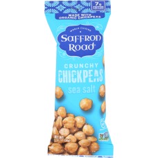 SAFFRON ROAD: Sea Salt Crunchy Chickpeas, 1.25 oz
