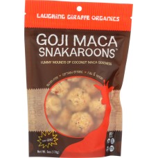LAUGHING GIRAFFE: Snakaroon Goji Maca Organic, 6 oz
