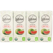 BOSSI: Caffeine Free Organic Kids Tea Watermelon 8 x 6.75 fl oz, 54 fo