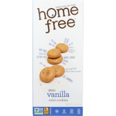 HOME FREE: Gluten Free Mini Vanilla Cookies, 5 oz