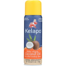 KELAPO: Extra Virgin Coconut Oil Non-Stick Cooking Spray, 5 oz