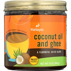 KELAPO: Oil Coconut Ghee 50/50 Blend, 13 oz