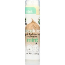 COCOKIND: Organic Mint Lip Balm, 0.15 oz