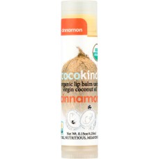 COCOKIND: Organic Cinnamon Lip Balm, 0.15 oz