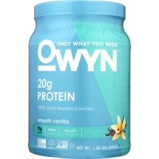 OWYN: Smooth Vanilla Protein Powder, 1.1 lb