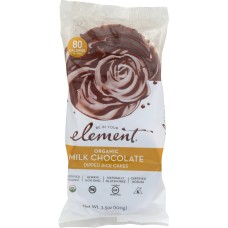 ELEMENT SNACKS: Organic Milk Chocolate Dipped Rice Cakes, 3.5 oz