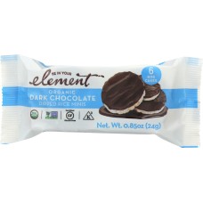 ELEMENT SNACKS: Organic Dark Chocolate Dipped Rice Minis, 0.85 oz