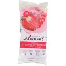 ELEMENT SNACKS: Organic Strawberry n' Cream Dipped Rice Cakes, 3.5 oz