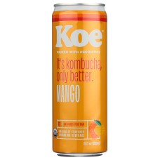 KOE: Mango Kombucha, 12 fo