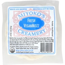 MIYOKOS CREAMERY: Cheese Fresh Mozzarella Vegan, 8 oz