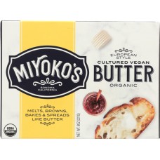 MIYOKOS CREAMERY: Butter Vegan European Organic, 8 oz
