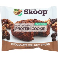 HEALTHY SKOOP: Chocolate Walnut Chunk Protein Cookies, 2.1 oz