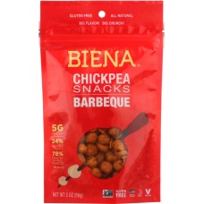 BIENA: Chickpea Snacks Barbecue, 2 oz