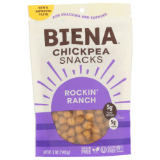 BIENA: Rockin' Ranch Chickpea Snacks, 5 oz