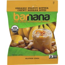 BARNANA: Organic Peanut Butter Chewy Banana Bites, 1.4 oz
