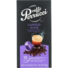 CAFFE PERRUCCI: Lungo Vivo Coffee, 1.76 oz
