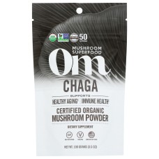 OM ORGANIC MUSHROOM NUTRITION: Chaga The Mushroom of Youth, 100 gm