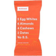 RXBAR: Pumpkin Spice Protein Bars, 1.83 oz