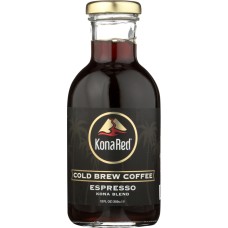 KONA RED: Cold Brew Coffee Espresso, 12 oz