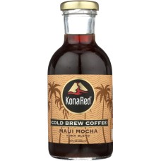 KONA RED: Cold Brew Coffee Maui Mocha, 12 oz