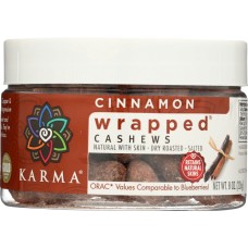 KARMA: Cinnamon Wrapped Cashews, 8 oz