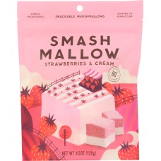 SMASHMALLOW: Marshmallow Strawberry Cream, 4.5 oz
