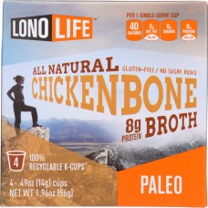 LONOLIFE: Broth Kcup Chicken Bone, Pack of 4