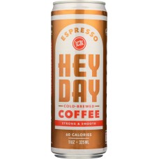 HEYDAY COLD BREW: Coffee Cold Brew Espresso, 11 fo