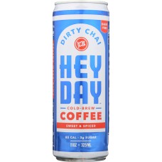 HEYDAY COLD BREW: Coffee Cold Brew Dirty Chai, 11 oz