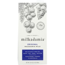 MILKADAMIA: Original Macadamia Milk, 32 fl oz