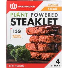 WORTHINGTON: Steaklet Meatless, 10 oz