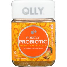 OLLY: Probiotic Tropical Mango Supplement, 50 ea