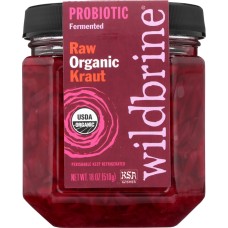 WILDBRINE: Raw Organic Red Kraut, 18 oz