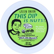 THIS DIP IS NUTS: Dip Green Onion Organic, 7 oz