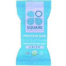 SQUARE ORGANICS: Bar Chocolate Sea Salt, 1.7 oz