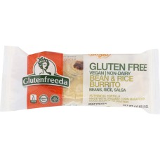 GLUTENFREEDA: Vegetarian and Dairy Free Gluten-Free Burrito, 4.5 oz