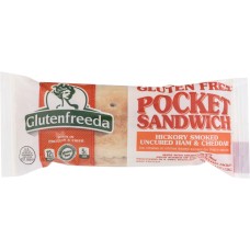 GLUTENFREEDA'S: Pocket Sandwich Hickory Smoked Ham and Cheddar, 4.5 oz