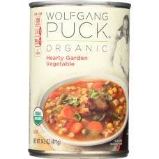 WOLFGANG PUCK: Organic Hearty Garden Vegetable Soup, 14.5 oz